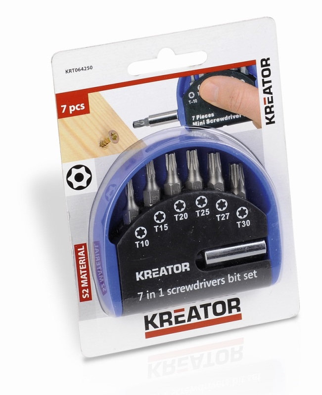 KRT064250 - Sada bitů 7 ks TORX