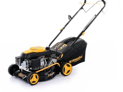 Riwall PRO RPM 4235 - multifunkční travní sekačka 3 v 1 s benzinovým motorem a pojezdem