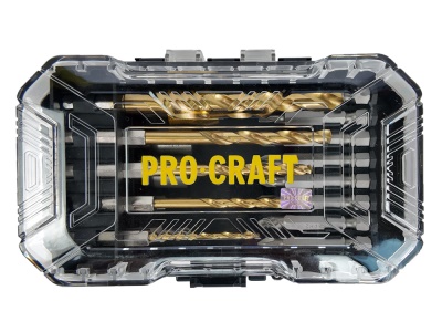 Sada vrtáků a bitů Procraft DBS-18, S2