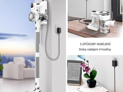 V08PRO - Akumulátorový tyčový vysavač o