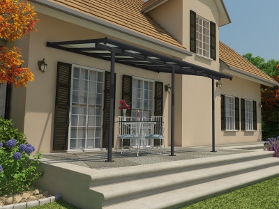 Palram - Canopia Sierra 4200 antracit 3 x 4,25 - Hliníková (montovaná) pergola