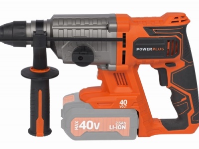 POWDP1570 - Kombinované kladivo 40V SDS-Plus (bez AKU) v kufru