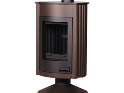 HS Flamingo MEDIE II hnědá - samet - krbová kamna