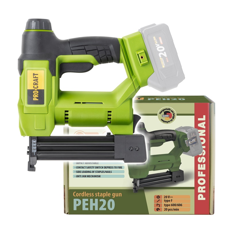Aku sponkovačka Procraft PEH20 (bez baterie a nabíječky)
