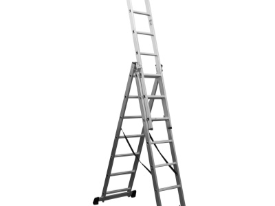 Žebřík hliníkový třídílný 3x7 Procraft PLA3.424