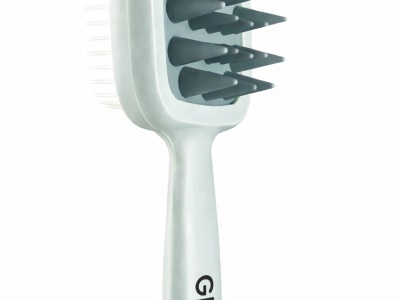 MKG - Masážní kartáč na hlavu zelený