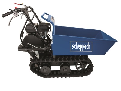 Scheppach DP 4500 - pásový přepravník 400 kg s mechanickým sklápěním korby