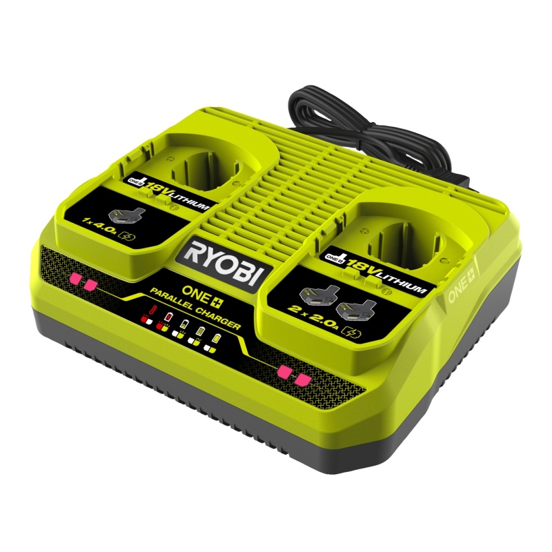RYOBI RC18240 - 2-portová nabíječka ONE+