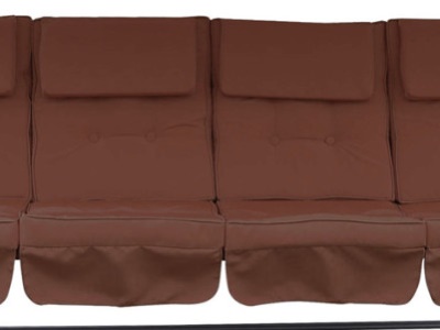 Polstr houpačka Milano (4ks) hnědá