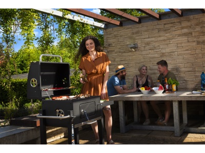 Riwall PRO RCG 60 - gril na dřevěné uhlí Riwall PRO