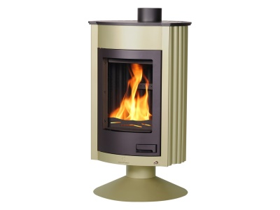 HS Flamingo MEDIE II olivová - krbová kamna