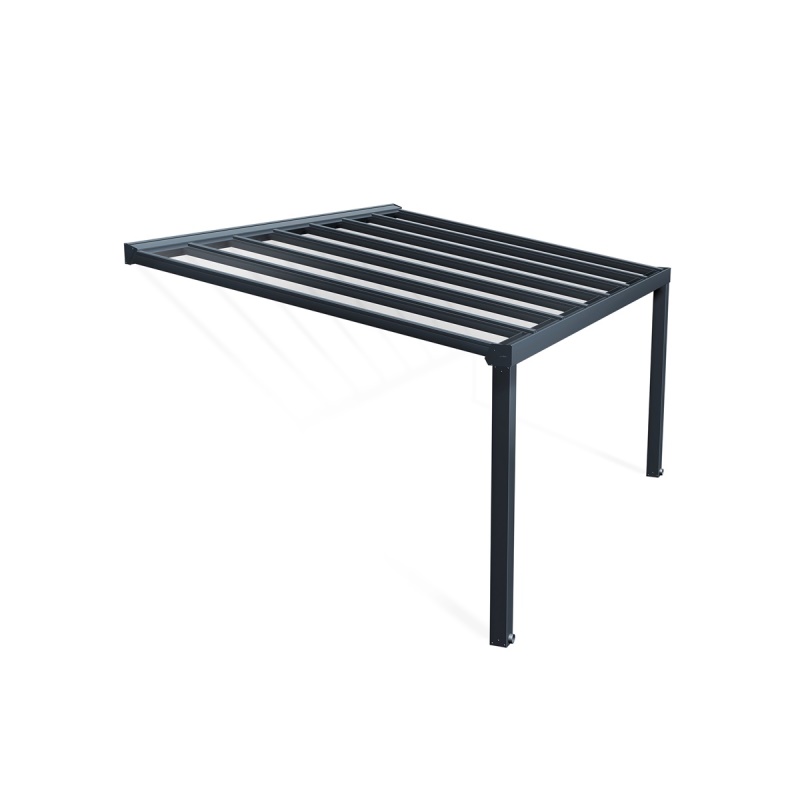 Palram - Canopia Stockholm 3,4 x 5,2 antracit - luxusní hliníková (montovaná) pergola