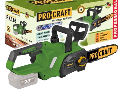 Aku řetězová pila Procraft PKA36 (bez baterie a nabíječky)