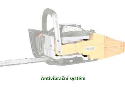 Riwall PRO RPCS 5545 - řetězová pila s benzinovým motorem 54 ccm