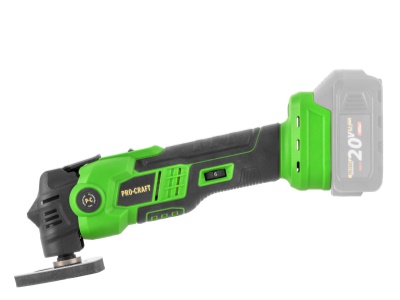 Aku multifunkční oscilační bruska Procraft PMT22bb (bez baterie a nabíječky)