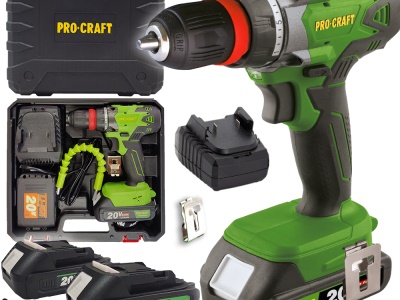 Aku vrtací šroubovák Procraft PA18DFR