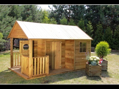 Domeček dětský dřevěný Farma