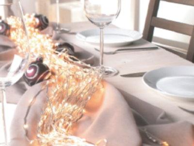 Struny svítící 100 LED svazek 10 ks