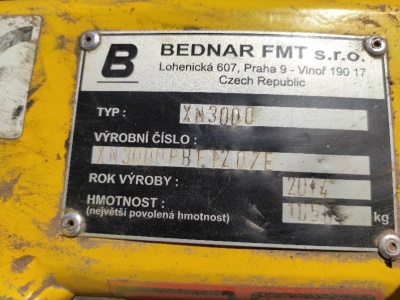 Diskový podmítač Bednar SWIFTERDISC XN3000