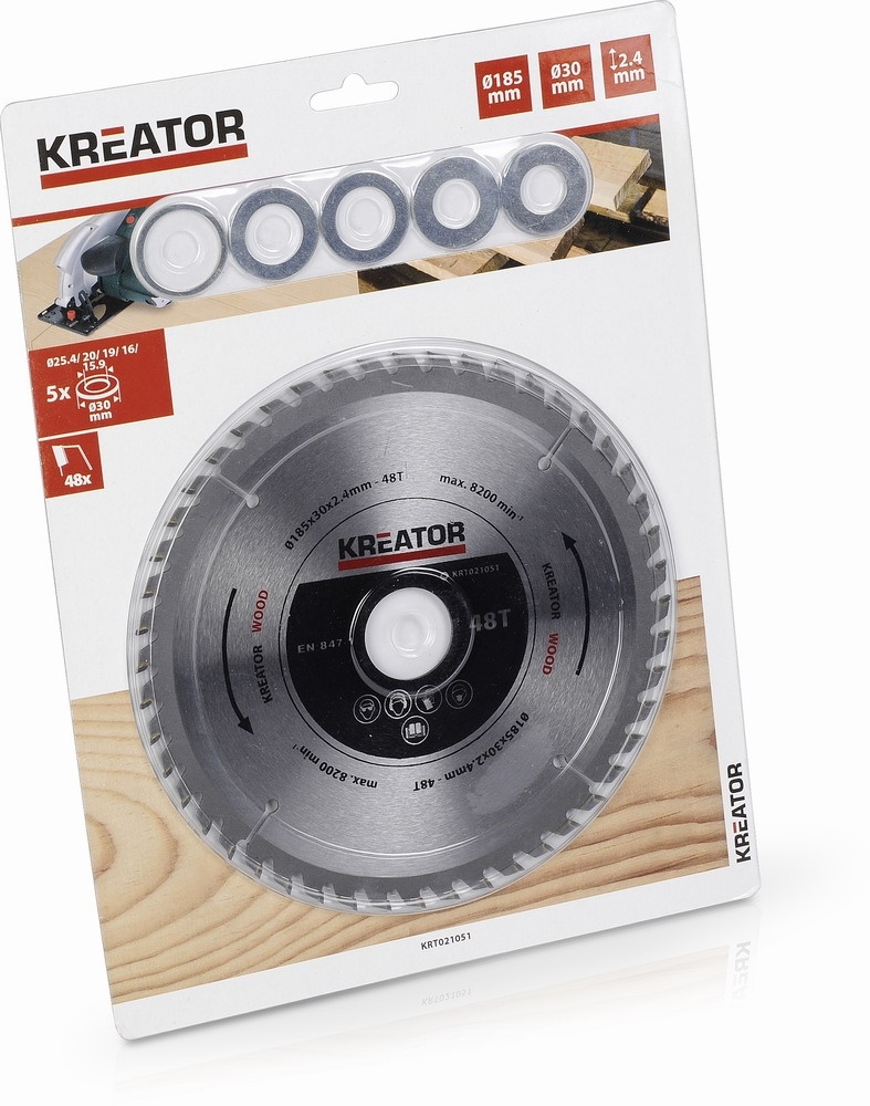 KRT021051 - Pilový kotouč na dřevo 185 mm, 48 Z