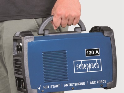 Scheppach WSE1000 - Svářecí invertor 130 A s příslušenstvím