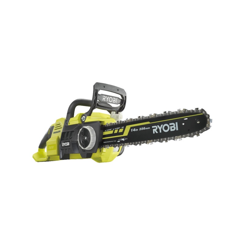 Ryobi RY36CSX35A-0 - aku 36V bezuhlíková řetězová pila (bez baterie a nabíječky)