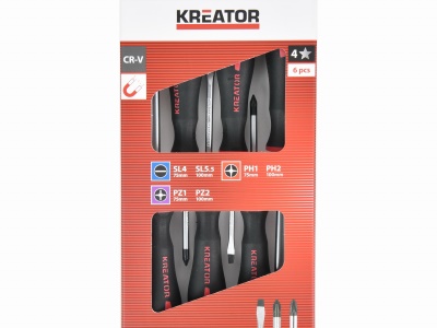 KRTH20001 - Sada šroubováků 6ks SL/PH/PZ