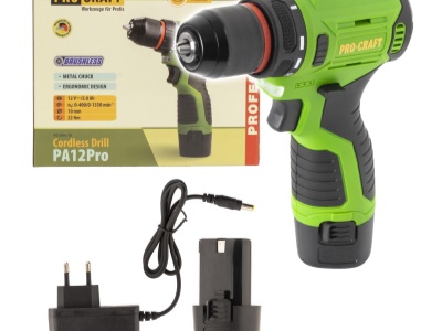 Aku vrtací šroubovák Procraft PA12Pro-1b