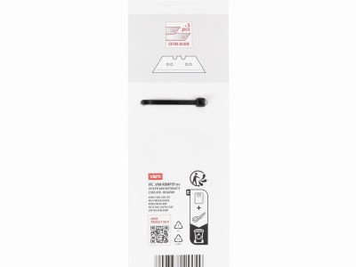 KRTH00206 - Pracovní nůž ze slitiny hliníku  plus  3 náhradní nože - HIGH QUALITY