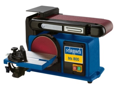 Scheppach BTS 800 - pásová a čelní bruska