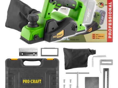 Aku hoblík Procraft PE20BL (bez baterie a nabíječky)