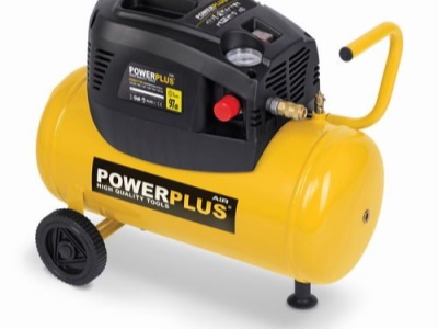POWX1730 - Kompresor 1100W 24L  plus  6 ks přísl bezolejový