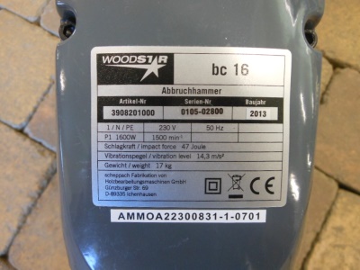 Bourací kladivo - Woodster BC 16 