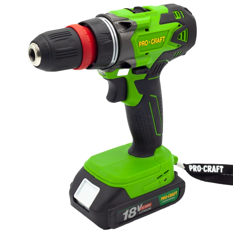 Aku vrtací šroubovák Procraft PA18DFRbb