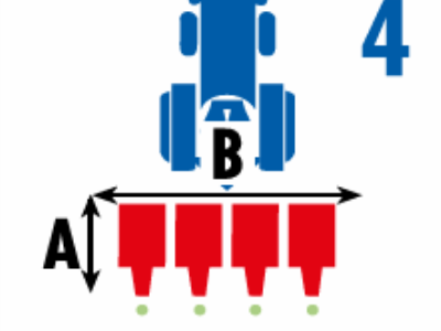 Sazeč na zeleninu Trium 45
