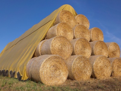 Zakrývací plachta na seno a slámu Subtex 18 x 25 m