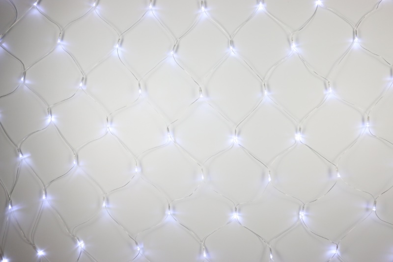 Síť Studená bílá 128 LED