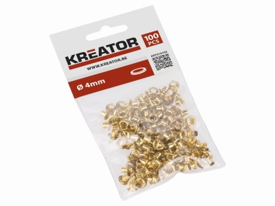 KRT616102 - Kroužky mosaz 4mm 100ks