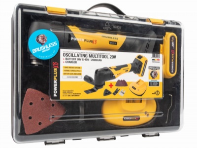 POWXB40020 - Aku multitool oscilační bruska 20V