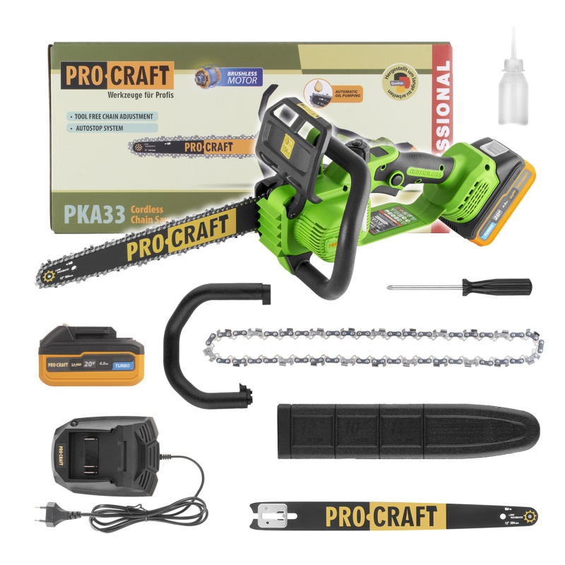 Aku řetězová pila Procraft PKA33