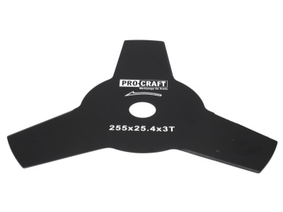 Nůž křovinořezu (D255*25.4) 3T PROCRAFT