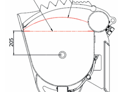 Lžíce na míchání betonu GiANT