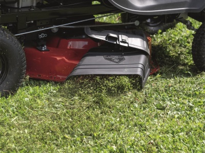 Scheppach MR 230-61 - travní rider 61 cm s zadním a bočním výhozem a mechanickou převodovkou