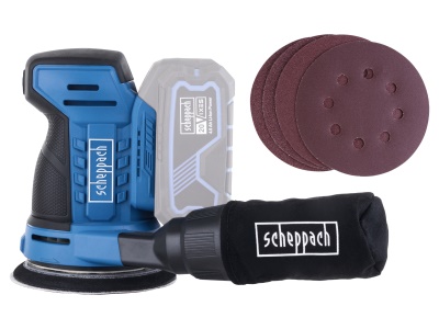 Scheppach C-OBS125-X - 20 V IXES aku excentrická bruska (bez baterie a nabíječky)