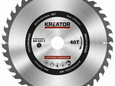 KRT020427 - Pilový kotouč na dřevo 254mm 40T