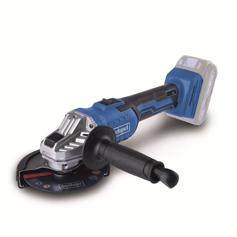 Scheppach C-AG125-X - 20 V IXES Úhlová bruska AKU (bez baterie a nabíječky)
