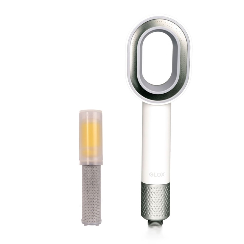 SH002W - Filtrační sprchová hlavice bílá