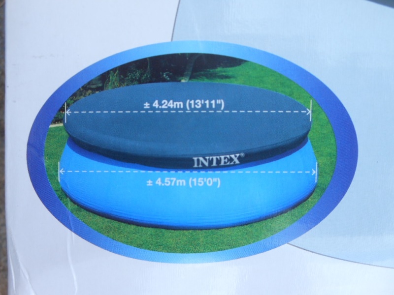 Krycí plachta na bazén INTEX průměru 4,57m