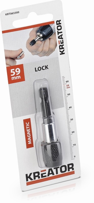 KRT063300 - Magnetický držák bitů se zámkem 59 mm