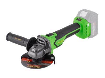 Aku úhlová bruska Procraft PGA22 (bez baterie a nabíječky), 125mm